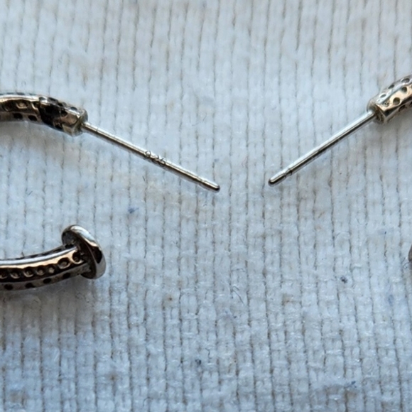 Silpada Sterling Hoop Earrings - Picture 3 of 7